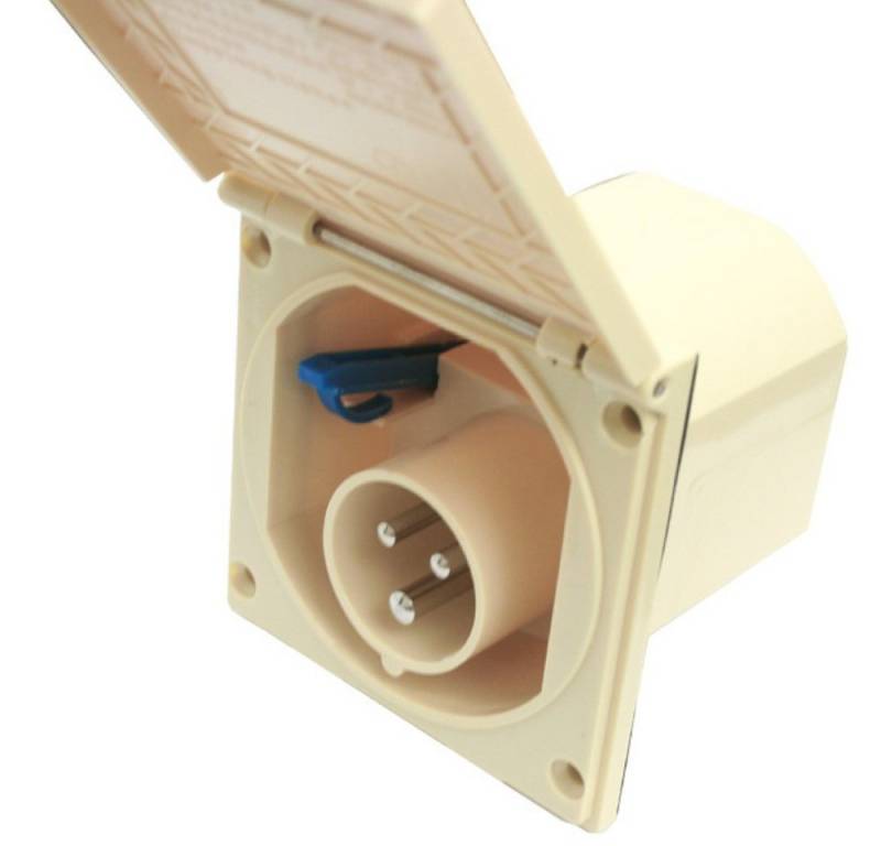 HABA B.V. Steckdose CEE Aussensteckdose IP44 220V - 240V beige von HABA B.V.