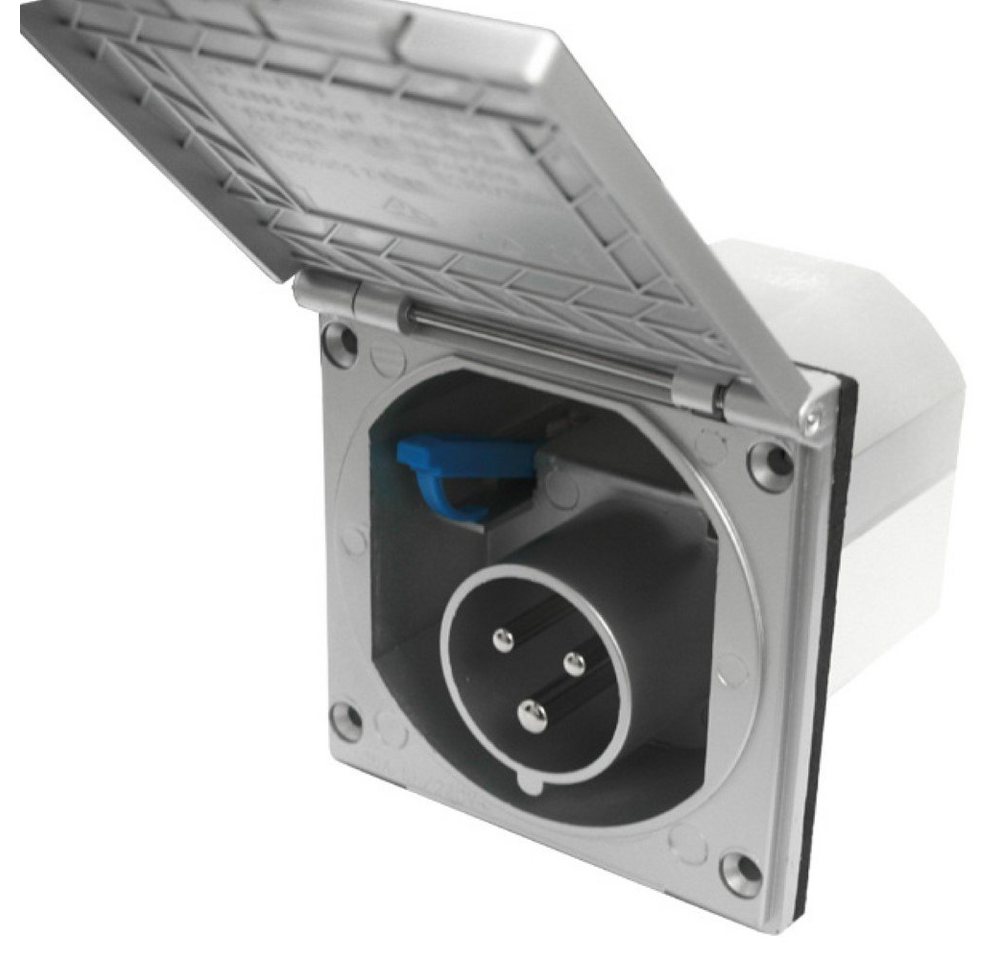 HABA B.V. Steckdose CEE Einspeisungssteckdose IP44 220V - 240V silber HABA B.V. Steckdose CEE Einspeisungssteckdose IP44 220V - 240V silber von HABA B.V.