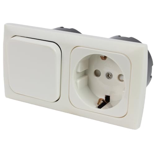 C-Line Presto Inprojal CBE Steckdose Schuko Schalter + Abdeckrahmen + Isodose 220/230 Volt weiß C-Line Presto Inprojal CBE Steckdose Schuko Schalter + Abdeckrahmen + Isodose 220/230 Volt weiß von HABA