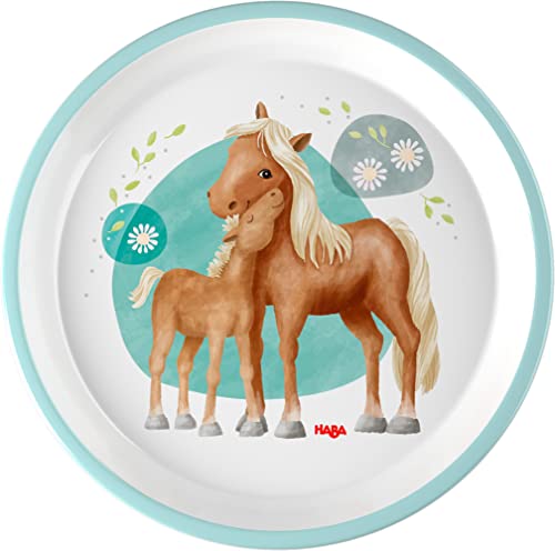 HABA 305700 - Kinderteller Pferde, 1 Stück von HABA