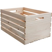 HABAU Holzkiste für Obst und Gemüse aus unbehandeltem Holz, 46 x 31 x 25 cm HABAU Holzkiste für Obst und Gemüse aus unbehandeltem Holz, 46 x 31 x 25 cm von HABAU