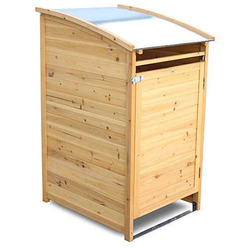 Habau 3151 Mülltonnenbox 240 Liter, 81 x 92 x 124 cm von HABAU