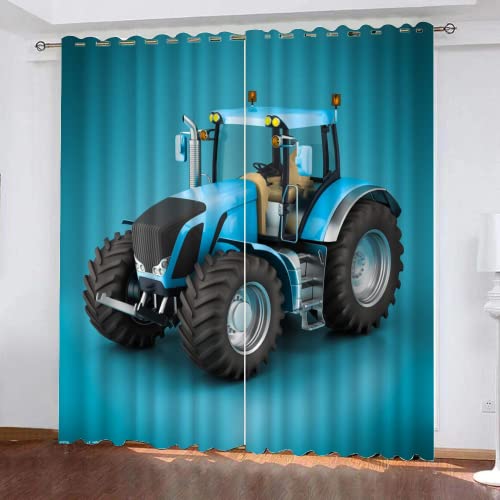 HABEAT 3D Traktor Vorhang Abdunkelnde Cartoon Traktor Polyester Vorhänge mit ösen 2er Set Gardinen Blickdicht Verdunkelungs Geräuschreduzierung für Schlafzimmer Wohnzimmer B 234 X H 137 cm HABEAT 3D Traktor Vorhang Abdunkelnde Cartoon Traktor Polyester Vorhänge mit ösen 2er Set Gardinen Blickdicht Verdunkelungs Geräuschreduzierung für Schlafzimmer Wohnzimmer B 234 X H 137 cm von HABEAT