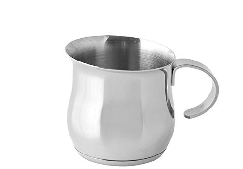 HABI Milchkännchen 600 ml, Metall, Stahl, 14x9x10 cm von HABI