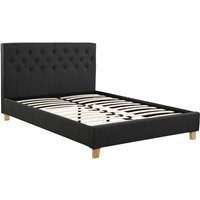 Habitat Et Jardin - Bett Emmy - 160 x 200 - Grau von HABITAT ET JARDIN