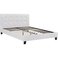 Doppelbett "Julia" - 180 x 200 cm - Weiß von HABITAT ET JARDIN