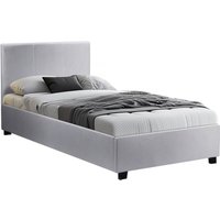 Einzelbett mit Bettkasten "Carla" - 90 x 190 cm - Weiß von HABITAT ET JARDIN