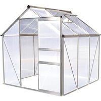 Habitat Et Jardin - Garten-Gewächshaus aus Polycarbonat Hortensia 3,65m² von HABITAT ET JARDIN