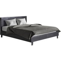 Habitat Et Jardin - Einzelbett 'Lina' - 160 x 200 cm - Schwarz von HABITAT ET JARDIN