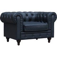 Habitat Et Jardin - Chesterfield Sessel 'Aliza' - 111 x 82 x 70 cm - Schwarz von HABITAT ET JARDIN