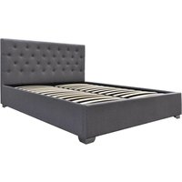 Doppelbett mit Bettkasten Tino - 140 x 190 cm - Grau von HABITAT ET JARDIN