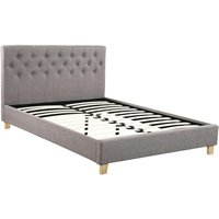Habitat Et Jardin - Einzelbett 'Emmy' - 160 x 200 cm - Taupe von HABITAT ET JARDIN