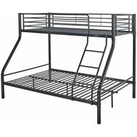 Habitat Et Jardin - Etagenbett aus Metall 'Leo' einschließlich Lattenrosten - 90/140 x 190 cm - Schwarz von HABITAT ET JARDIN