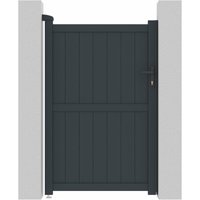 Gartentor aus Aluminium Maurice - 101.2 x 155.9 cm - Grau von HABITAT ET JARDIN