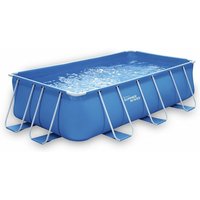 Rechteckiger Swimmingpool mit Metallrahmen - ludo 2 - 4 x 2 x 1.22 m - Kartuschenfiltration von HABITAT ET JARDIN