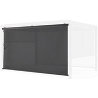 Habitat Et Jardin - Store für Pergola - 370 x 204 cm - Anthrazitgrau von HABITAT ET JARDIN