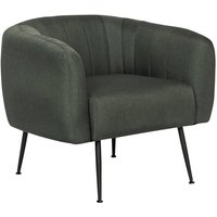 Habitat Et Jardin - Sessel aus Stoff 'Diana' - 1 Person - Dunkelgrau von HABITAT ET JARDIN