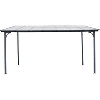 Habitat Et Jardin - Pergola Anlehnlaube 'Marvin' - 4 x 3 m - 423 x 298 x 243 cm - Dunkelgrau Habitat Et Jardin - Pergola Anlehnlaube 'Marvin' - 4 x 3 m - 423 x 298 x 243 cm - Dunkelgrau von HABITAT ET JARDIN