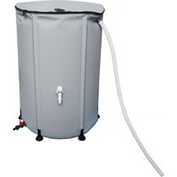 Habitat Et Jardin - Weicher PVC-Wassersammler 500 l – Grau von HABITAT ET JARDIN