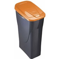 Eimer mit Deckel 15lt ecobin mit Deckel orange 42x31x20cm mondex von HABITEX