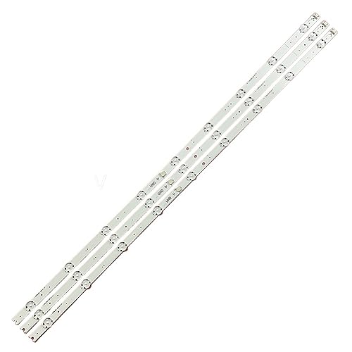 HABITZ 3 Teile/Satz LED Bar Kompatibel for 43UH6509 43UH654V 43UH6800 43UH6810 43UH6880 43UH7507 43UH676V 6916L-2563A 43UH661V 43UH656V 43UH668V (Color : 6 Pieces 2TV) von HABITZ