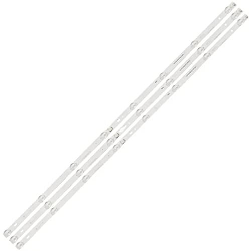 HABITZ 30 Stück LED-Hintergrundbeleuchtungsstreifen kompatibel for TX-40ES500B TX-40ESW504B TX-40FS503 TX-40ES400B TX-40ESW504 TC-40DS600X IC-D-HWBJ40D660 (Color : 10 Sets - 30 Pieces) von HABITZ