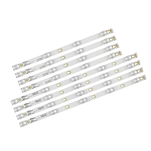 HABITZ LED-Hintergrundbeleuchtung kompatibel mit TCL 50P62US 50E17US 50P20US 50D2900 A B 50HR330M05A9 50HR330M04B9 V4 4C-LB5005-HR13J D50A630U 50P62US L50A77 30U (Farbe 2 Sets – 16 Stück) von HABITZ