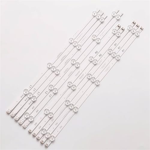 HABITZ LED-Hintergrundbeleuchtungsleiste, kompatibel for Streifen 47" V14 DRT Rev0.2 47HFL7009D/12 47PFH5209/88 47PFH5609/88 47PFT5209/60 47PFT6309 LC470DUN 47LA6300 von HABITZ