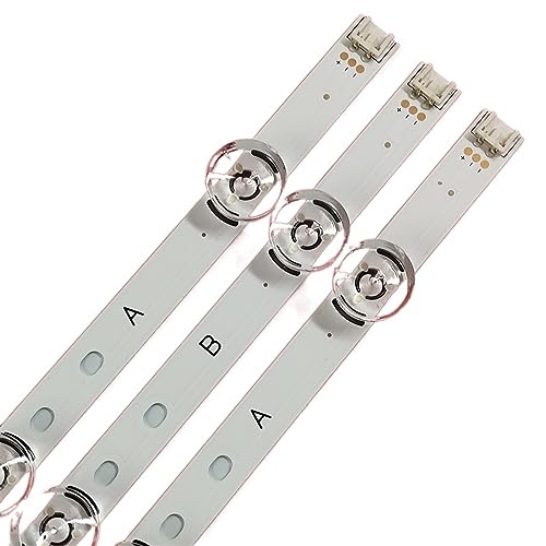 HABITZ LED-Hintergrundbeleuchtungsstreifen kompatibel for 32LB550B-ZA 32LB5600-UH 32LB561B-SC 32LB570V-ZJ 32LB570V-ZK 32LB572U-ZP 32LB572V-ZP 32LB5800-ZM (Color : 5 set) von HABITZ