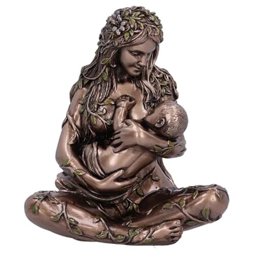 HABITZ Mutter Erde Hält Die Babygöttin Statue Der Mutter Erde Die Ihr Kind Stillt Dekorative Figuren Figur Der Göttin Abstrakte Kunststatue Kunstharz Retro-Basteldekoration for Büro Haus Und Garten HABITZ Mutter Erde Hält Die Babygöttin Statue Der Mutter Erde Die Ihr Kind Stillt Dekorative Figuren Figur Der Göttin Abstrakte Kunststatue Kunstharz Retro-Basteldekoration for Büro Haus Und Garten von HABITZ