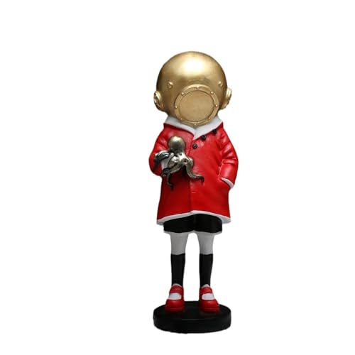 Tauchende Mädchen Skulptur Dekoration Banksy Deep Sea Drive Statue Figur Dekor Kunstharz Taucherskulpturen Moderne Kunst Geschenke Modell Ornamente Figur For Tischdekoration Kunsthandwerk Geschenke von HABITZ