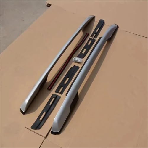 HABRAT Dachträger Für Isuzu Für Dmax Für D-max 2012-2021 Pickup Auto Silber Dachreling Rack Träger Bars Doppel Kabine Dekorative Gepäckträger(12-19) von HABRAT