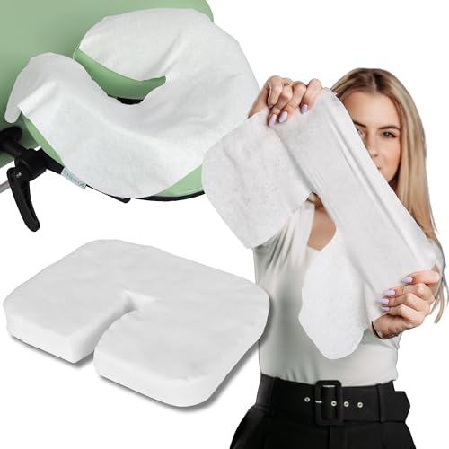 HABYS 100 Stück Einwegauflage für Massageliege Kopfstütze | Gesichtsauflagen für Massagetische, Massage Kopfstütze | Hohe Grammatur von 45 g/m2 | Ultraweiche, Nicht Klebende, Qualität | 35x27cm HABYS 100 Stück Einwegauflage für Massageliege Kopfstütze | Gesichtsauflagen für Massagetische, Massage Kopfstütze | Hohe Grammatur von 45 g/m2 | Ultraweiche, Nicht Klebende, Qualität | 35x27cm von HABYS