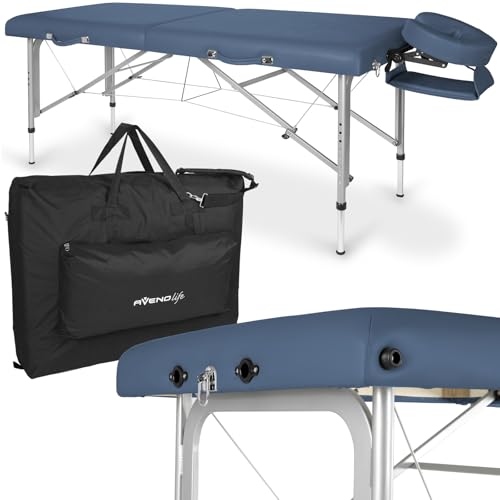 HABYS Altus Massageliege | Klappbar Aluminium U-Profil 2 Zonen | Massagetisch mit Vollausstattung | 185x60x85 cm, bis 250 kg | Armlehnen, Kopfstütze, Tragetasche | Beige HABYS Altus Massageliege | Klappbar Aluminium U-Profil 2 Zonen | Massagetisch mit Vollausstattung | 185x60x85 cm, bis 250 kg | Armlehnen, Kopfstütze, Tragetasche | Beige von HABYS
