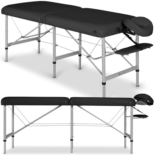 HABYS Medmal Massageliege 3-Bein, max. Stabilität, 450 kg dynamisch, Fast-Lock, Ergo-Kopfstütze, Vinyl Flex, für Sport & Therapie von HABYS