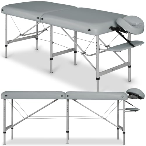 HABYS Medmal extrem stabile Aluminium-Massageliege mit 3. Bein, Fast-Lock, Komfortpolsterung & Profi-Zubehör HABYS Medmal extrem stabile Aluminium-Massageliege mit 3. Bein, Fast-Lock, Komfortpolsterung & Profi-Zubehör von HABYS
