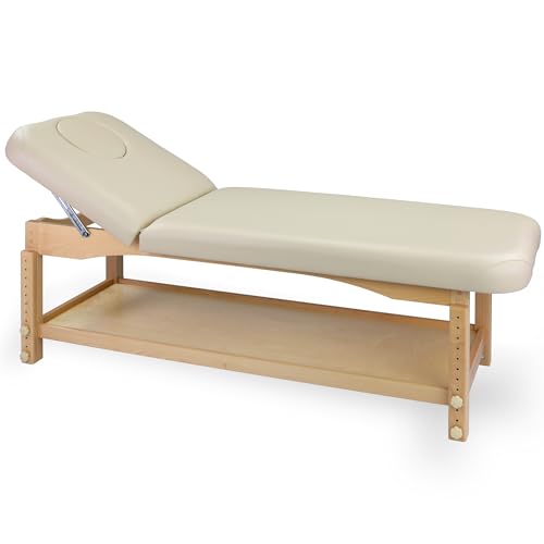 HABYS Nova Komfort | Stationäre Kosmetikliege Spaliege | Massageliege | Tattooliege | 194 x 70 cm | Belastung bis 350 kg | MDR-Zertifizierung von HABYS