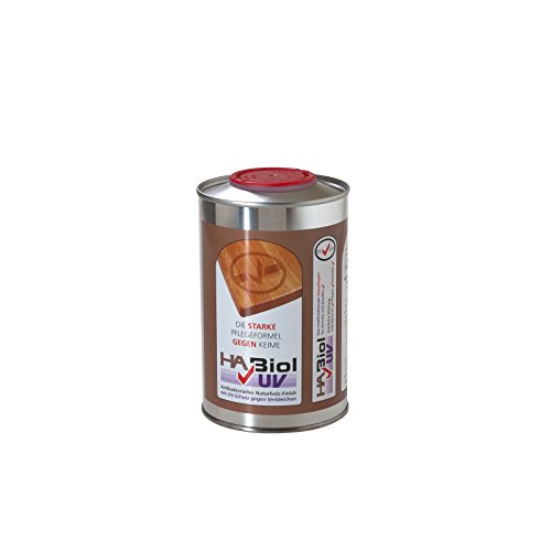 Holzöl Holzpflegeöl HABiol UV 500ml Dose Küchenarbeitsplattenöl Möbelöl Gartenmöbelöl Terrassenöl Arbeitsplattenöl für Innen & Außen Holzöl Holzpflegeöl HABiol UV 500ml Dose Küchenarbeitsplattenöl Möbelöl Gartenmöbelöl Terrassenöl Arbeitsplattenöl für Innen & Außen von HABiol
