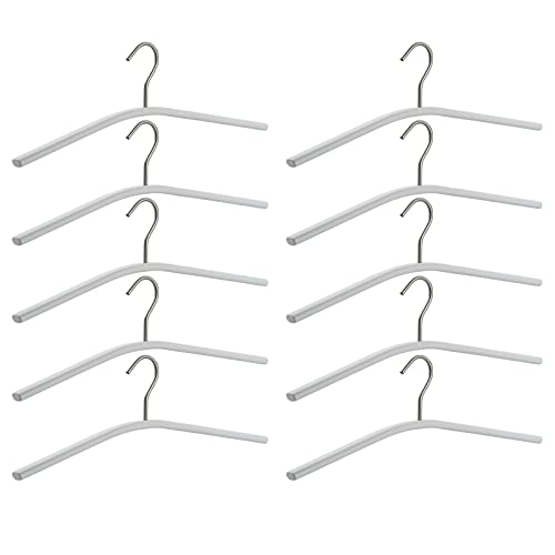 10x Metall Kleiderbügel Weiß Drehbar Garderobenbügel Jackenbügel Sakkobügel Kleider Bügel Wäschebügel 10x Metall Kleiderbügel Weiß Drehbar Garderobenbügel Jackenbügel Sakkobügel Kleider Bügel Wäschebügel von HAC24