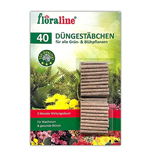 160 Stück Düngestäbchen für Grünpflanzen & Blühpflanzen Pflanzen Dünger Stäbchen mit Langzeitwirkung Pflanzendünger von HAC24