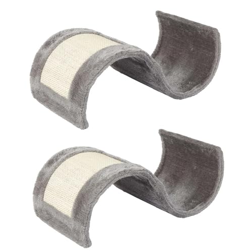 2X Katzen Kratzwelle Grau 24 × 49 × 17 cm Kratzbrett Kratzmöbel Sisalbrett 2X Katzen Kratzwelle Grau 24 × 49 × 17 cm Kratzbrett Kratzmöbel Sisalbrett von HAC24