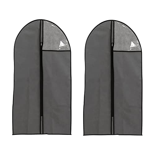 2er Pack Premium Kleidersack 60 x 135 cm Polypropylen Kleiderhülle mit Reißverschluss & Sichtfenster Schutzhülle Kleiderschutz 2er Pack Premium Kleidersack 60 x 135 cm Polypropylen Kleiderhülle mit Reißverschluss & Sichtfenster Schutzhülle Kleiderschutz von HAC24