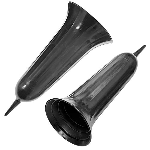 HAC24 2er Set Grabvase Kunststoff Schwarz Grabschmuck Friedhofsvase mit Erdspieß Friedhof Blumenvase Grabdekoration Grab Vase Grabsteckvase HAC24 2er Set Grabvase Kunststoff Schwarz Grabschmuck Friedhofsvase mit Erdspieß Friedhof Blumenvase Grabdekoration Grab Vase Grabsteckvase von HAC24