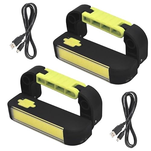 2er Set LED Arbeitsleuchte mit klappbaren Bügel Akku Werkstattlampe Handlampe Taschenlampe Arbeitslampe Camping Lampe 200 Lumen Magnetisch 2er Set LED Arbeitsleuchte mit klappbaren Bügel Akku Werkstattlampe Handlampe Taschenlampe Arbeitslampe Camping Lampe 200 Lumen Magnetisch von HAC24