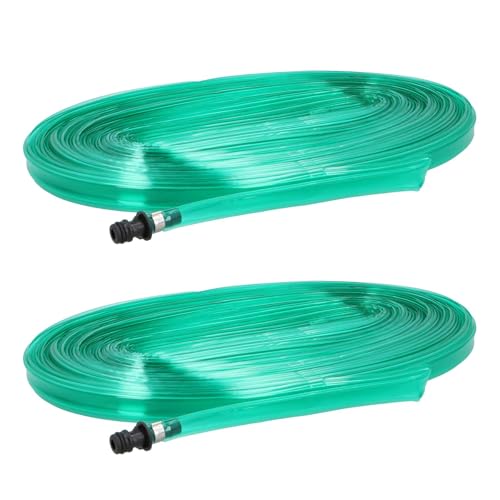 2er Set Sprühschlauch 30m Flacher Bewässerungsschlauch mit Lochauslässen Schlauchregner Beregnung Sprühregner Schlauch 2er Set Sprühschlauch 30m Flacher Bewässerungsschlauch mit Lochauslässen Schlauchregner Beregnung Sprühregner Schlauch von HAC24