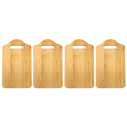 4er Set Schneidebrett aus Naturholz 25x15x1cm Küchenbrett Holz Schneide Brett Servierbrett Brettchen Frühstücksbrett 4er Set Schneidebrett aus Naturholz 25x15x1cm Küchenbrett Holz Schneide Brett Servierbrett Brettchen Frühstücksbrett von HAC24