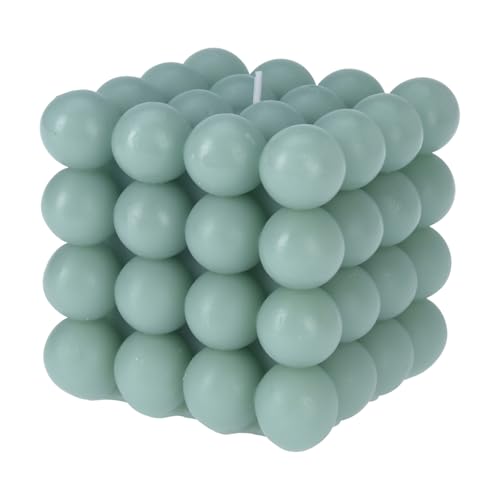 Deko Bubble Kerze Grün Groß 10 x 10 cm Bubblekerze 630g Eckig Dekokerze Wachskerze Deko Bubble Kerze Grün Groß 10 x 10 cm Bubblekerze 630g Eckig Dekokerze Wachskerze von HAC24