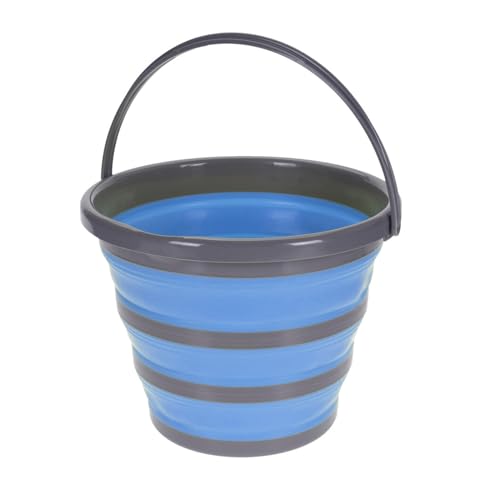 Faltbarer Wasser Eimer 10 Liter Falteimer Campingeimer Silikon Putzeimer Wassereimer Silikoneimer von HAC24