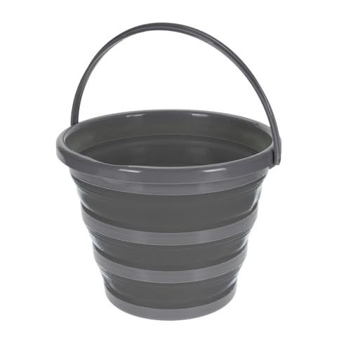 Faltbarer Wasser Eimer 5 Liter Falteimer Campingeimer Silikon Putzeimer Wassereimer Silikoneimer von HAC24