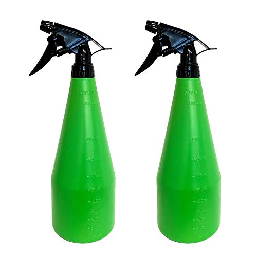 HAC24 2er Set Pflanzen Sprühflasche 1 Liter Pflanzensprüher Kunststoff Handsprüher Grün Desinfektionssprüher Zerstäuber HAC24 2er Set Pflanzen Sprühflasche 1 Liter Pflanzensprüher Kunststoff Handsprüher Grün Desinfektionssprüher Zerstäuber von HAC24